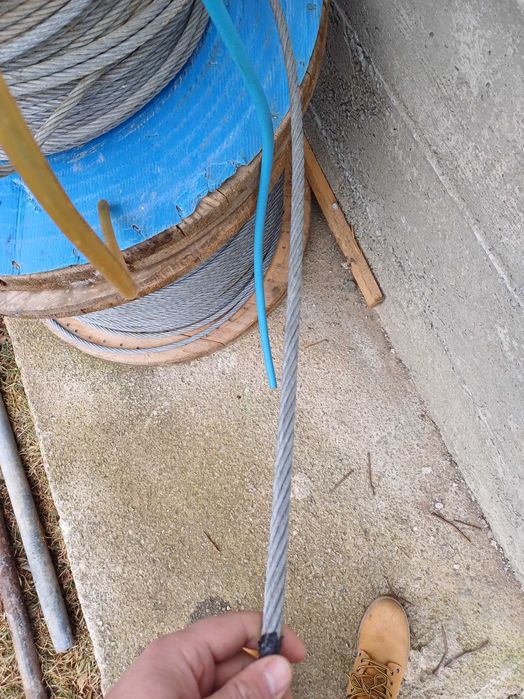 Cablu tiroliana de 12mm otel zincat