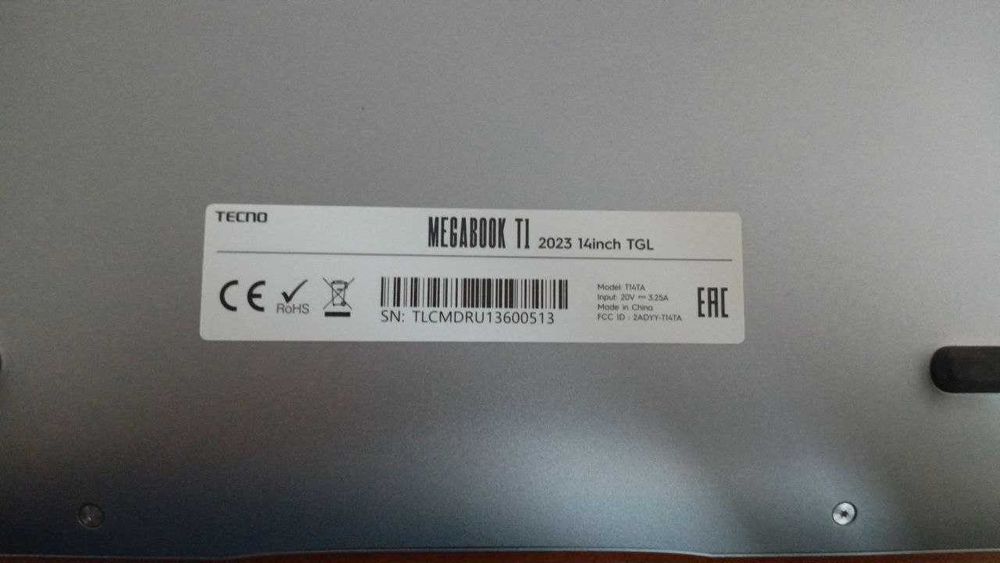 НоутбукTECNO MEGABOOK T13 14inch