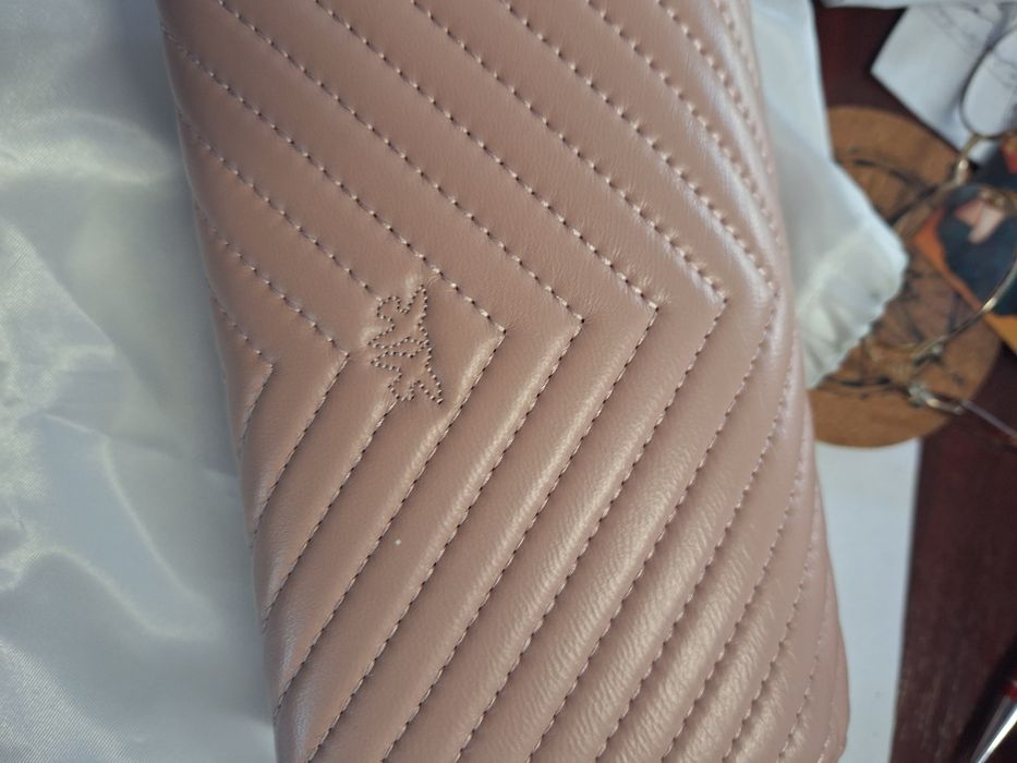 Geanta eleganta roz pudra