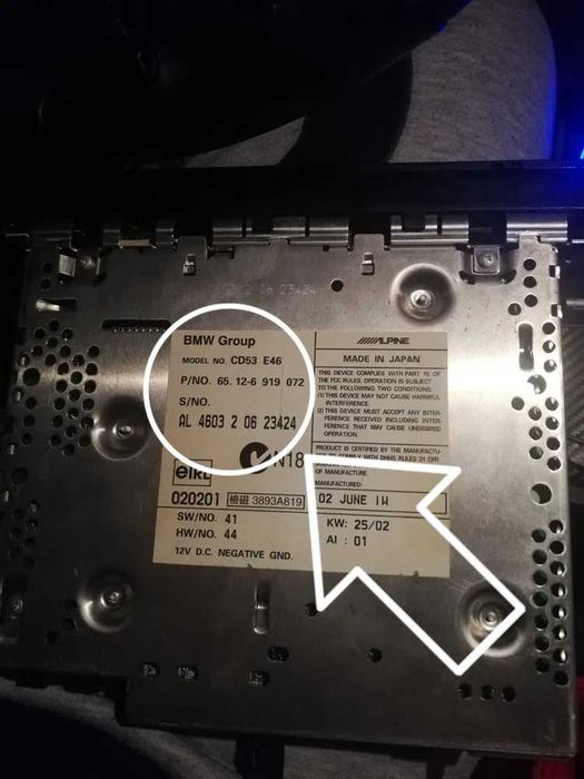 Intrare Audio-Cablu Auxiliar-AUX BMW E46 E39 E53 + Cablu Jack/Jack- Z4