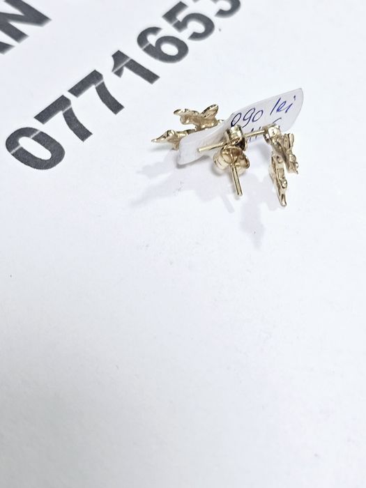 Vand cercei din aur 14 k 2.11 g cod 600