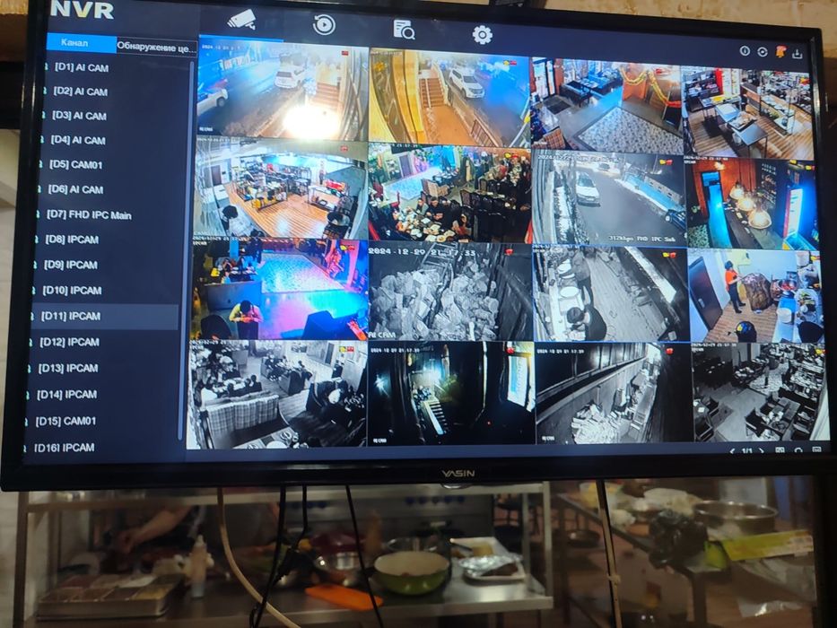 Установка камер видеонаблюдения