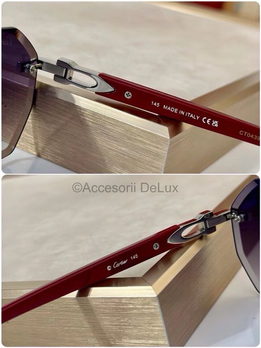 Ochelari de Soare Cartier CT0439S Noi Full Box Photochromic Lens [Verificare Colet]
