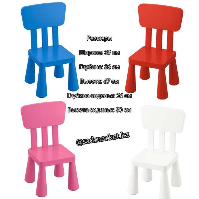 Стул детский до 6лет  ikea