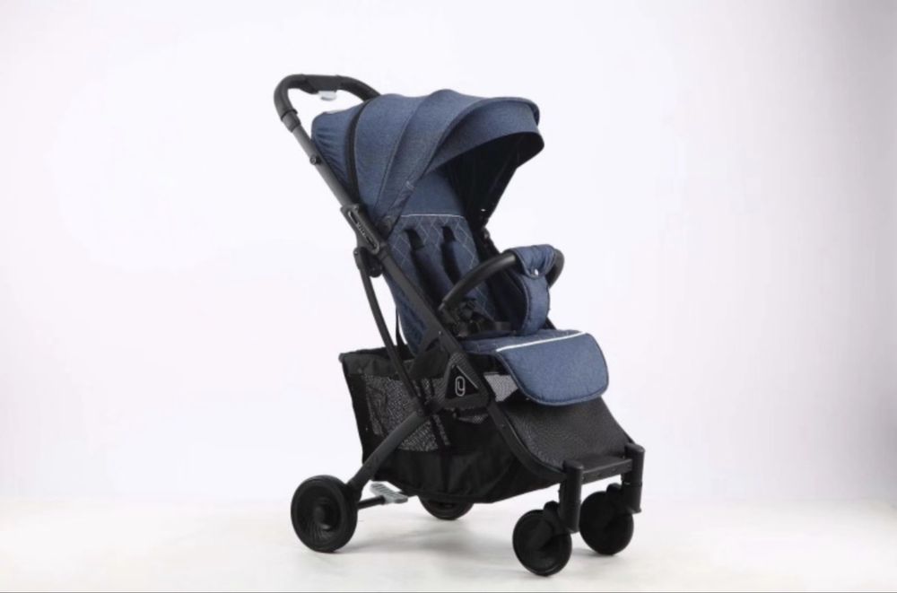 Коляска Mstar синяя