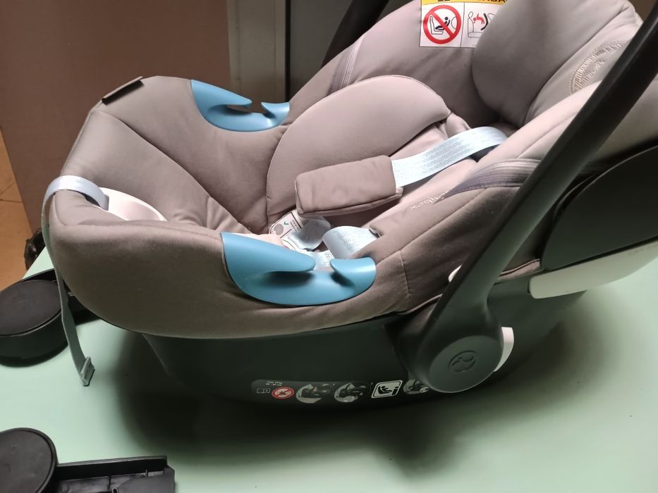 Кош за новородено Cybex Cot S и столче за кола Aton