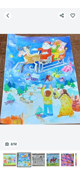 Рисунки на 35 на 55см