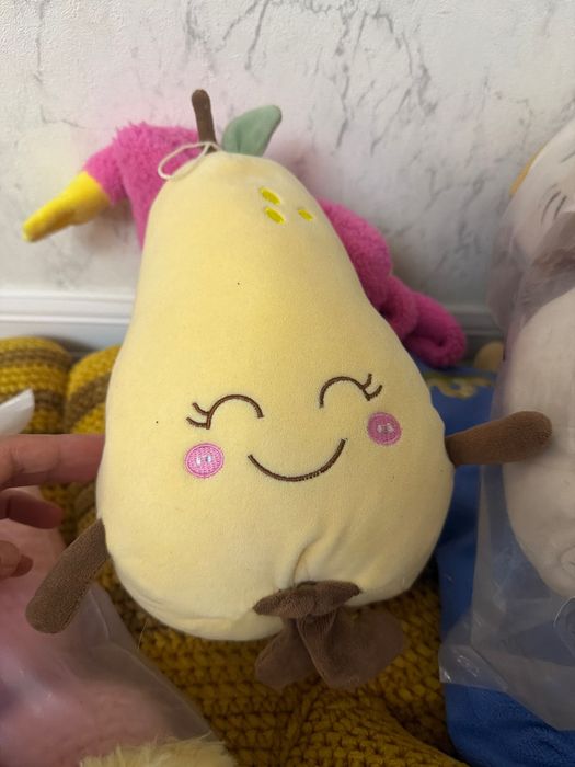 Игрушки мягкие, катана, автокресло