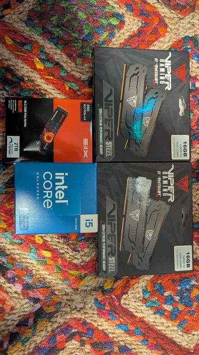 Gaming pc i5 14600kf rtx 3080 32gb ddr4 2tb 7400mb/s psu 1000w