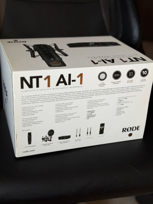 Нов RODE NT1 AI-1 Complete Studio Kit – неразопакован