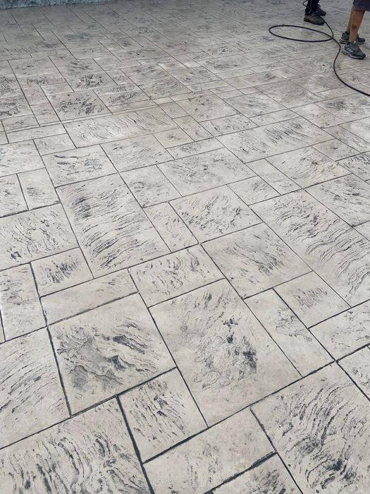 Beton amprentat PaulPAV