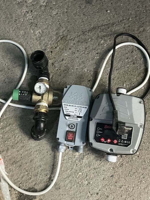 Pompa sumersibila manometru si presostat bri top