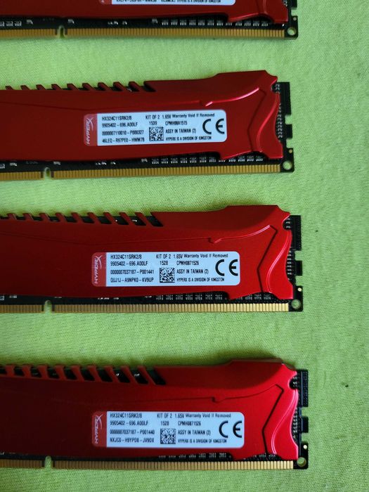 16GB 4x4GB DDR3 Kingston HyperX Savage 2400Mhz