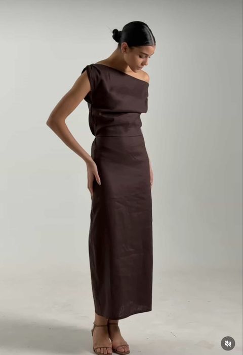 Платье из натурального льна