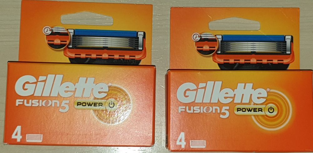 8 rezerve Gillette Fusion power