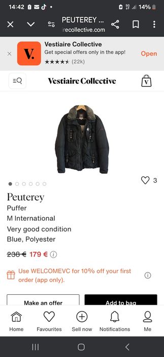 Peuterey geaca puf bărbătească noua