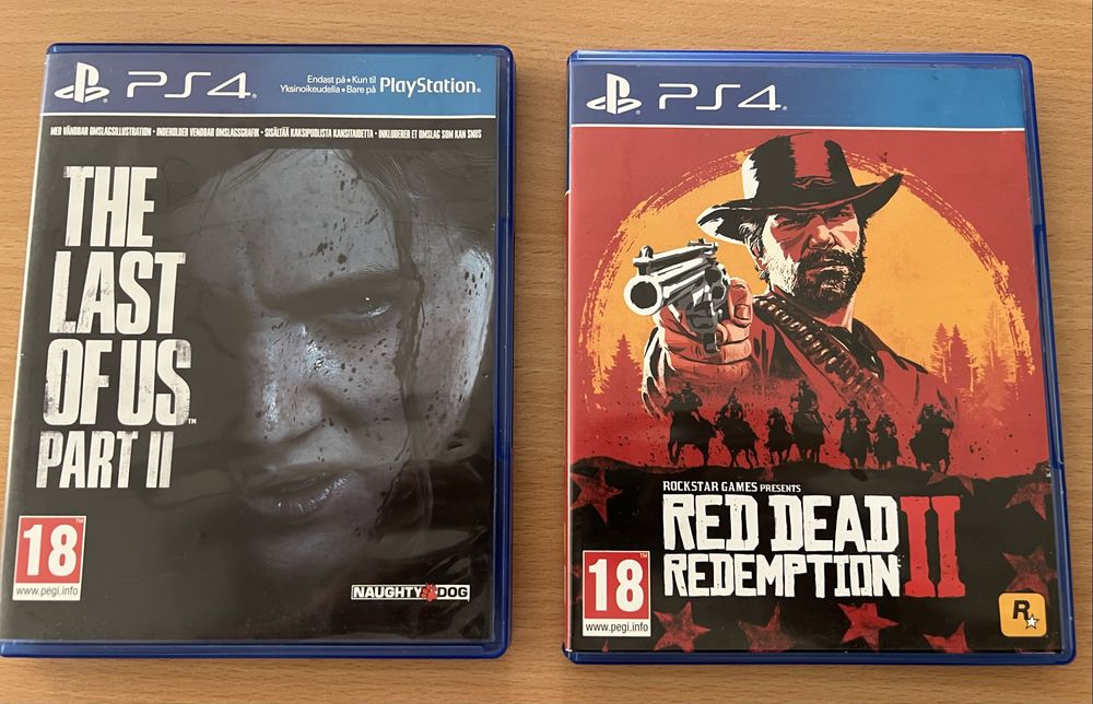 Jocuri PlayStation 4 PS4/PS5 Red Dead Redemption 2, The Last of Us Part II