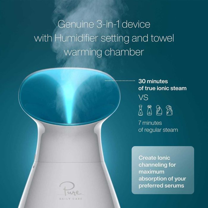 Pure Daily Care NanoSteamer  3-в-1 нано йонен парогенератор за лице