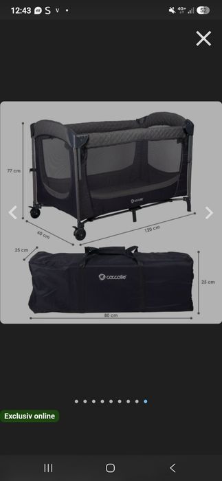 Patut Co-Sleeper, Coccolle Insieme, Greystone