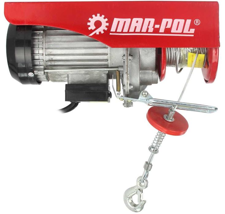 Електрическа въжена лебедка 300/600кг 12м 1200W Mar-Pol