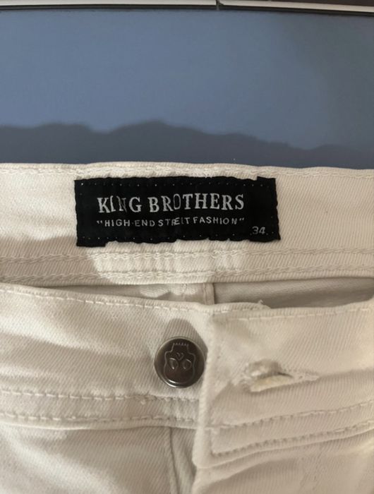 Blugi albi King Brothers