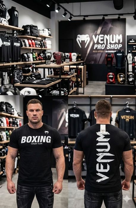 Тениска с къс ръкав полиестер.Venum. размери .S M L
