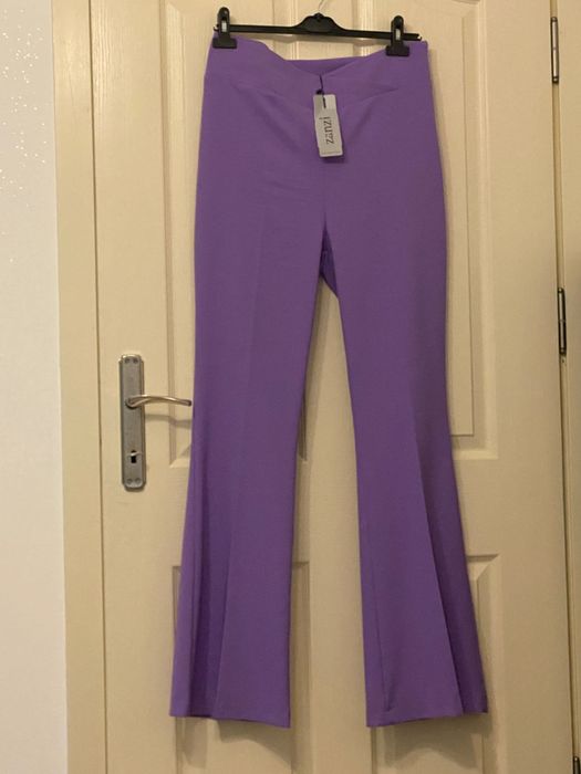 Лилав дамски панталон