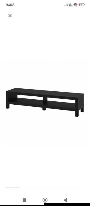 Comoda TV IKEA neagra că noua -ambalat