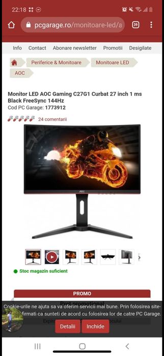 monitor aoc 144hz 27 inch