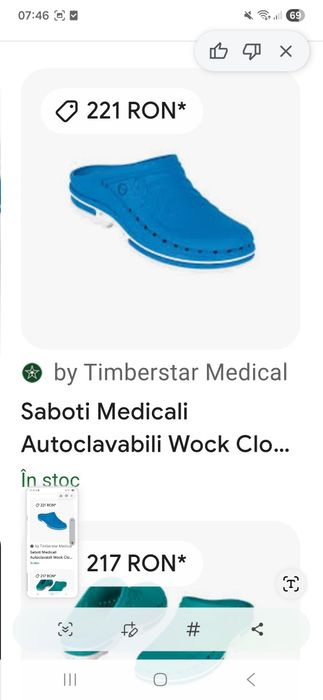 Saboti medicali autoclavabili Wock Clog marimea 41-42 impecabili