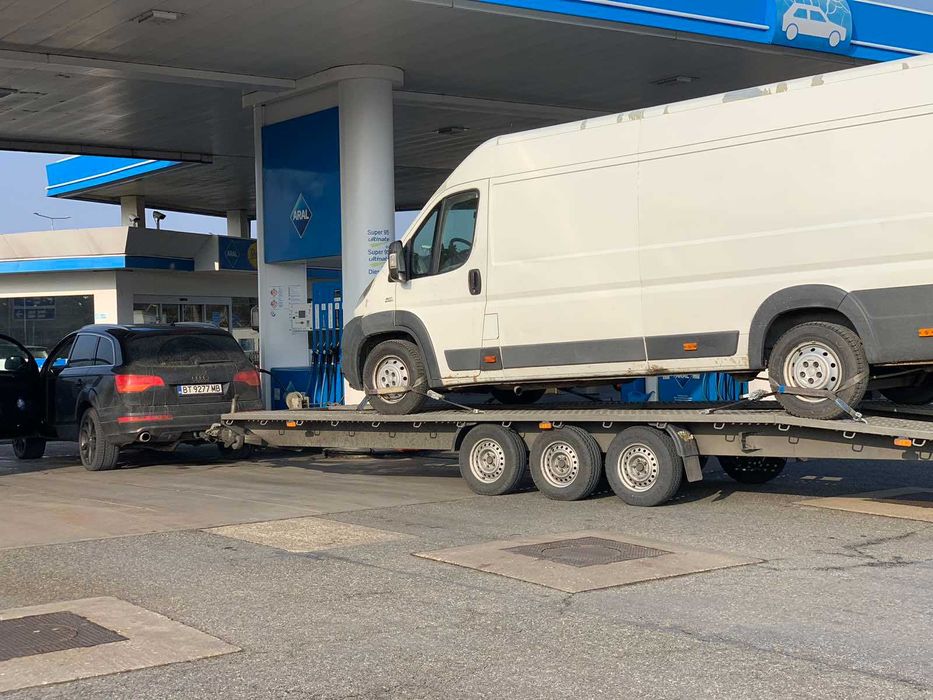 Платформа за две коли под наем Разград