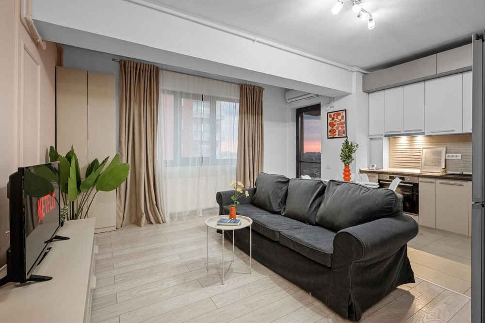 Apartament 3 camere de inchiriat, Novum Lacul Morii, bloc nou cu parcare subterana gratuita