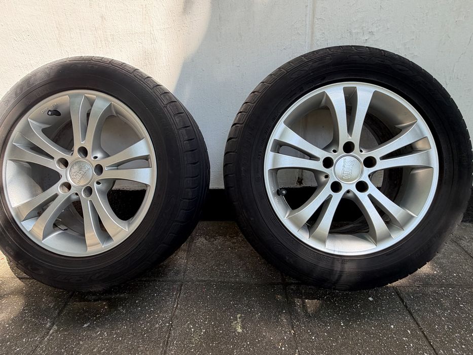 Джанти 16 5х112 +гуми Dunlop sp spotr