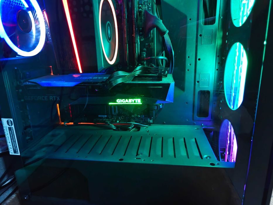 Setup Gaming Complet – PC + Monitor + Birou + Scaun + Periferice rtx 3060 ti , i5 10600k