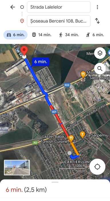 Teren de vanzare Intravilan comuna Berceni Miorita