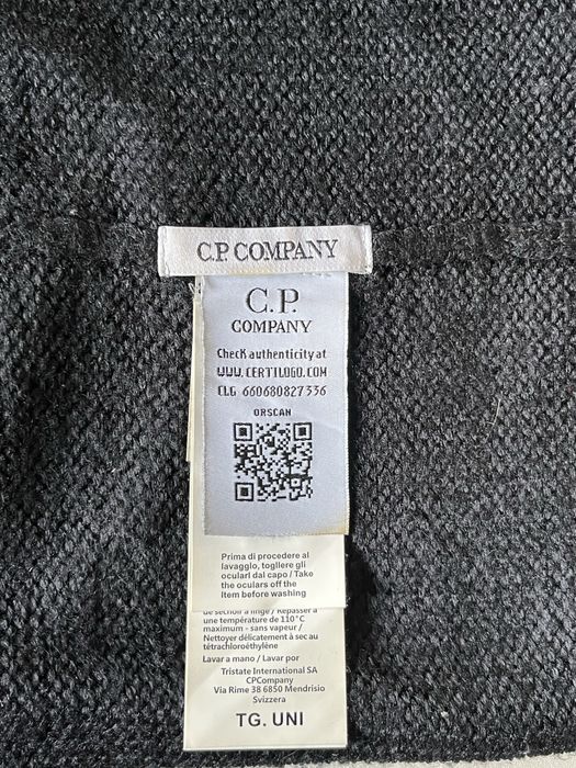 CP Company Merino Wool Ski Mask - Black