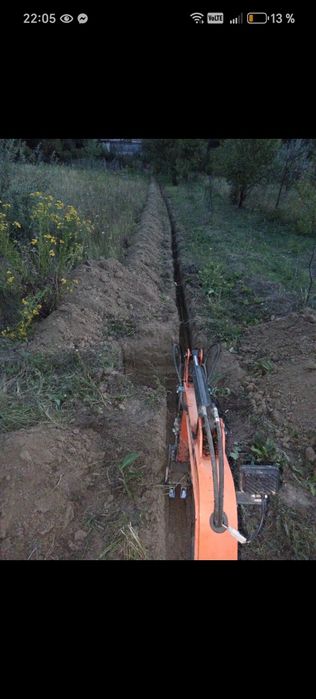 Execut lucrări cu miniexcavator și lucrări de canalizare!!
