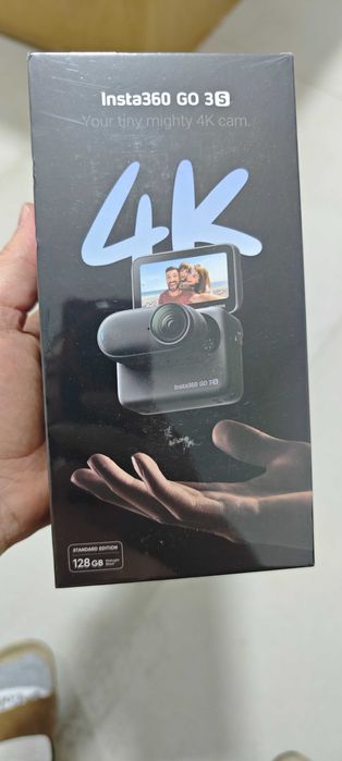 Camera Video Sport Insta360 GO3S, 4K, 128GB, Negru