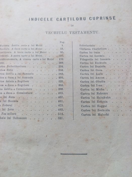 Biblie veche din anii 1873