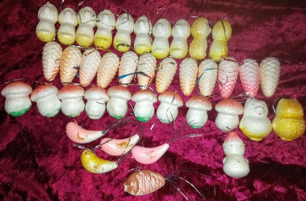 Ёлочные игрушки СССР