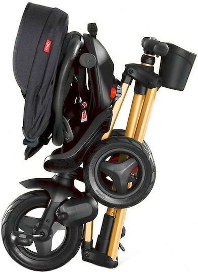 Bicicleta  tricicleta ultra pliabilă  Q Play Nova  cu mâner pentru părinți