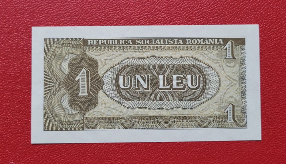 Bancnota 1 leu 1966 UNC bani vechi