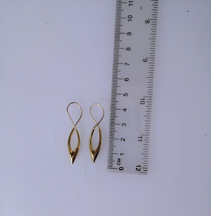 Vand cercei aur 14K (585)