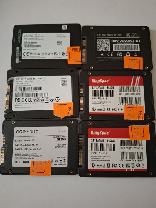 Ssd 256 / 512 gb