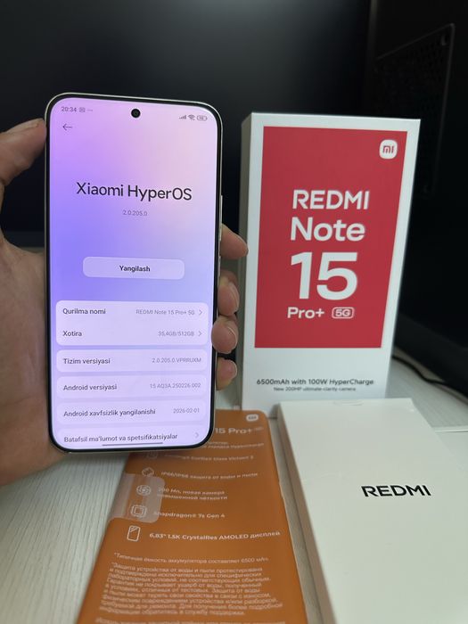 Redmi note 15 pro plus 5g 12/512gb