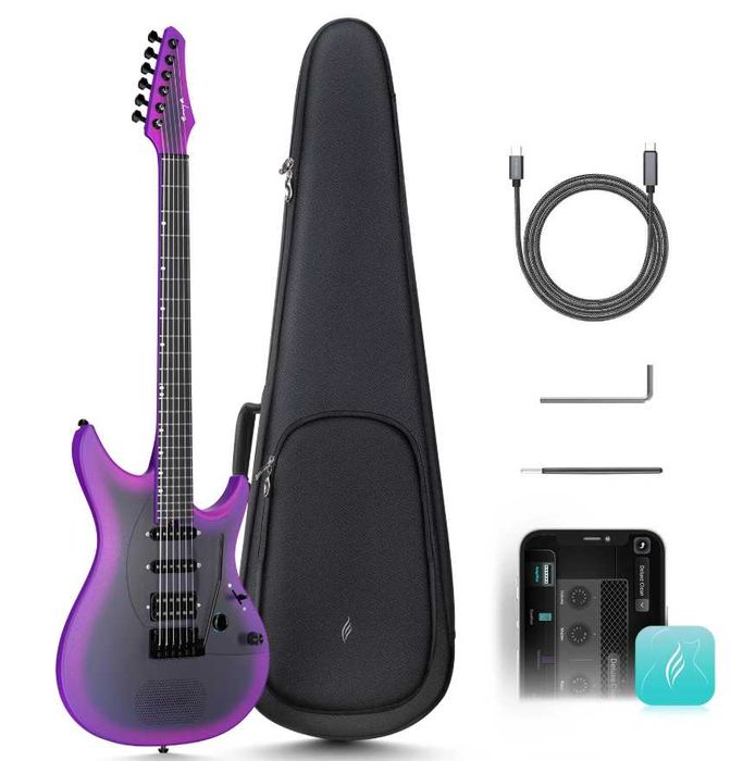 Smart Electric Guitar Enya Inspire Black, Blue ...