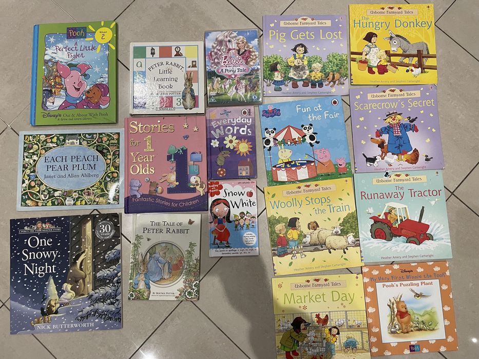 Книжки английски,немски език,часовника,букви,цифри,с прозорчета,пъзел