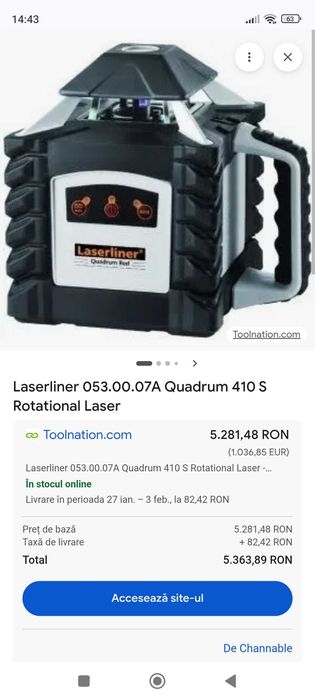 Laser rotativ LASERLINER 410S