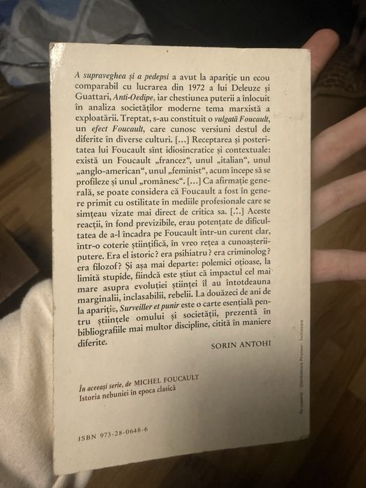 Foucault A supraveghea si a pedepsi