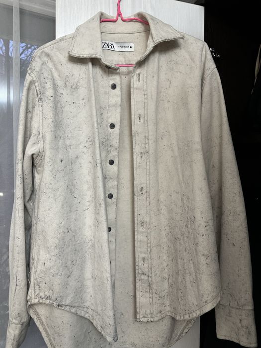 Джинсовая рубашка Zara премиум качество